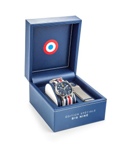 Montre Homme Patrouille De France, Edition spéciale BIG NINE limitée à 1953 exemplaires, Chronographe, acier et nato 668903