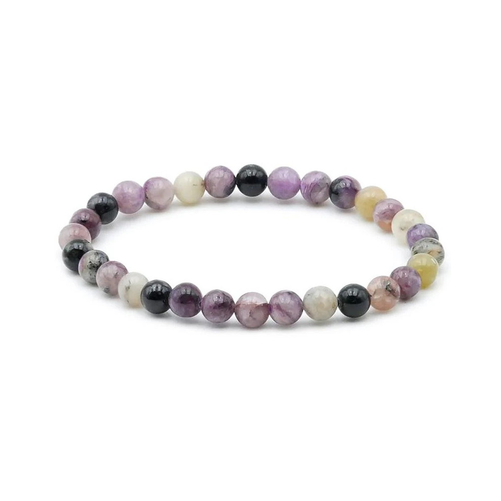 Bracelet pierres naturelles 6mm charoite A