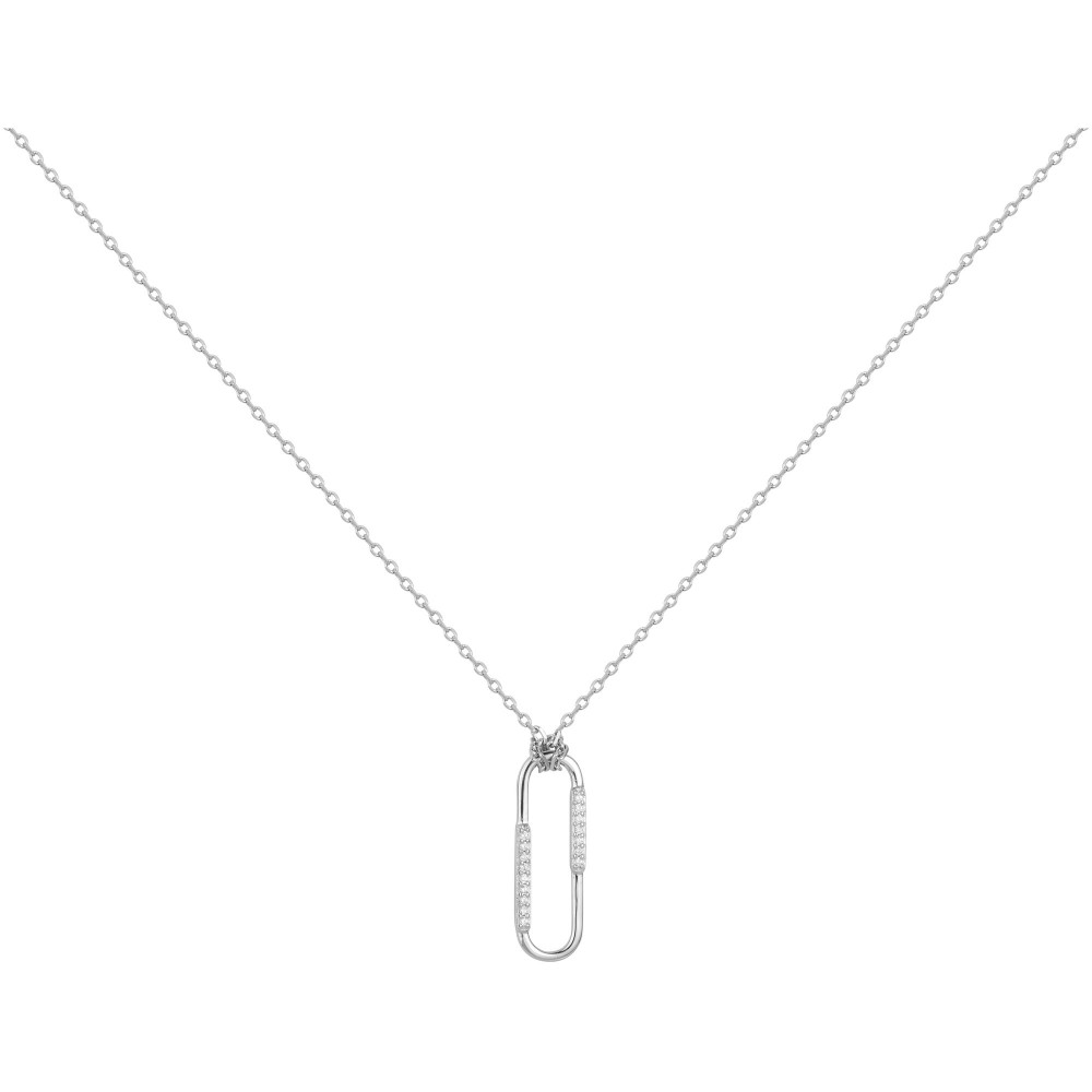 Collier Argent 925/1000 et 16 oxydes de zirconium by Stauffer
