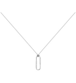 Collier Argent 925/1000 et 16 oxydes de zirconium by Stauffer