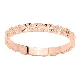 Alliance or rose 750/1000 illusion, largeur 2,50 mm by Stauffer