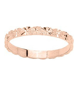 Alliance or rose 750/1000 illusion, largeur 2,50 mm by Stauffer