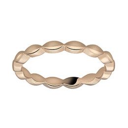 Alliance or rose 750/1000, bords festonnés, largeur 2,30 mm by Stauffer