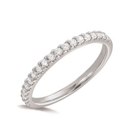 L'Alliance or jaune 750/1000 et diamants 0,26 carat serti griffes, by Stauffer