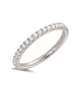 L'Alliance or jaune 750/1000 et diamants 0,26 carat serti griffes, by Stauffer