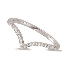 L'Alliance or rose 750/1000 et diamants 0,07 carat serti grains, by Stauffer