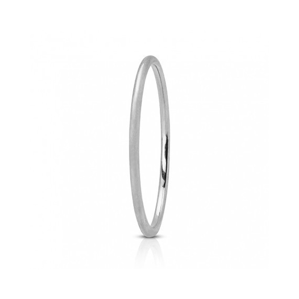Alliance platine unie, fil rond, largeur 1,00 mm by Stauffer