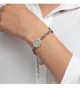 BRACELET LOTUS STYLE, BLISS ACIER, FEMME LS1751-2/1
