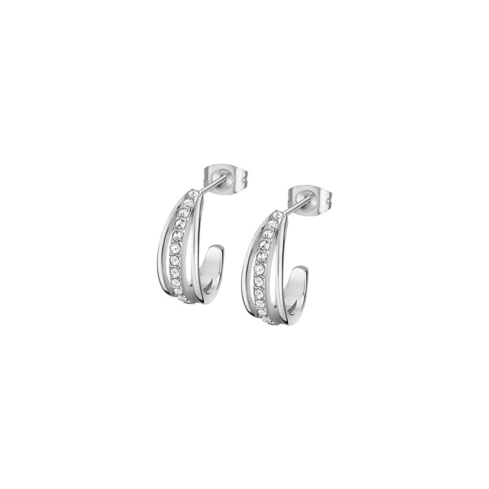 Les Boucles d'oreilles Femme, Lotus Style, Urbain, Acier, LS2322-4/1