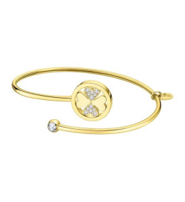Bracelet Femme, Lotus Style, Woman's heart, Acier PVD jaune, LS2169-2/7