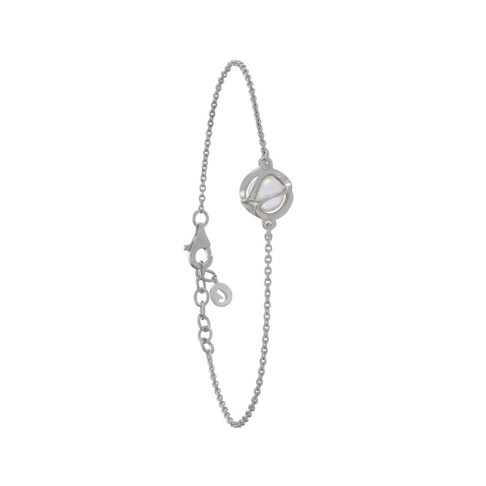 Bracelet Jourdan Bijoux Lyse, perle de culture et argent 925/1000, AJF170260B