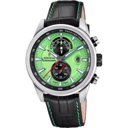 Montre homme FESTINA, Timeless, Chronographe cuir, 20695/3
