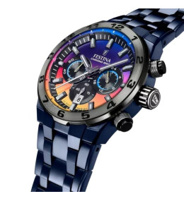 La Montre homme FESTINA, SPECIAL EDITIONS Chrono bike acier, 20709/1