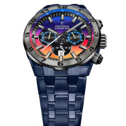 La Montre homme FESTINA, SPECIAL EDITIONS Chrono bike acier, 20709/1