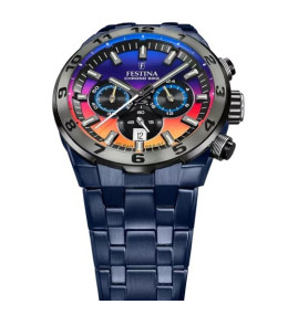La Montre homme FESTINA, SPECIAL EDITIONS Chrono bike acier, 20709/1