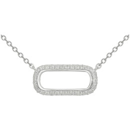 Collier Argent 925/1000 et 90 oxydes de zirconium by Stauffer