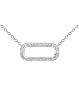 Collier Argent 925/1000 et 90 oxydes de zirconium by Stauffer