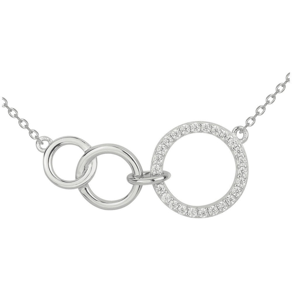 Collier Argent 925/1000 et 26 oxydes de zirconium by Stauffer