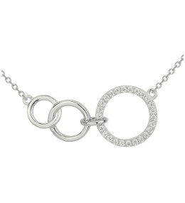 Collier Argent 925/1000 et 26 oxydes de zirconium by Stauffer