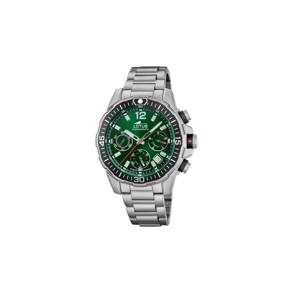 Montre homme LOTUS, chronographe, acier, 18977/3