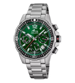 Montre homme LOTUS, chronographe, acier, 18977/3
