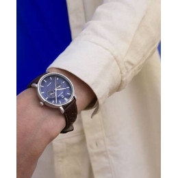 La Montre Homme Pierre Lannier ESSENTIAL, cuir 206J164