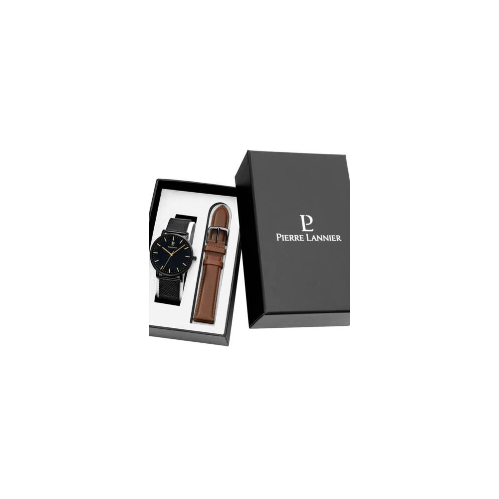 Coffret montre homme Pierre Lannier Essential, 388C439
