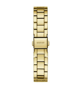 La Montre FEMME GUESS Enchantment en acier doré jaune, GW0763L2