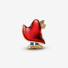 Le Charm Pandora Moments, Mascotte des Jeux Olympiques de Paris 2024 en métal doré or jaune 585/1000, 763465C01