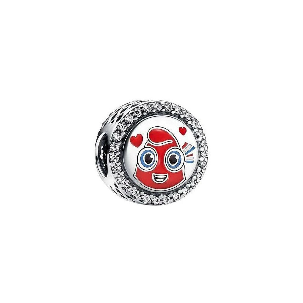 Charm Pandora Moments, Mascotte Jeux Olympiques de Paris 2024 en argent 925/1000,  792016CZ_E060