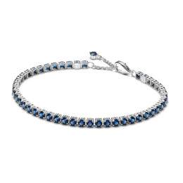 Bracelet Pandora timeless, rivière bleu Scintillant, en argent 925/1000, 591469C02