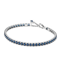 Bracelet Pandora timeless, rivière bleu Scintillant, en argent 925/1000, 591469C02