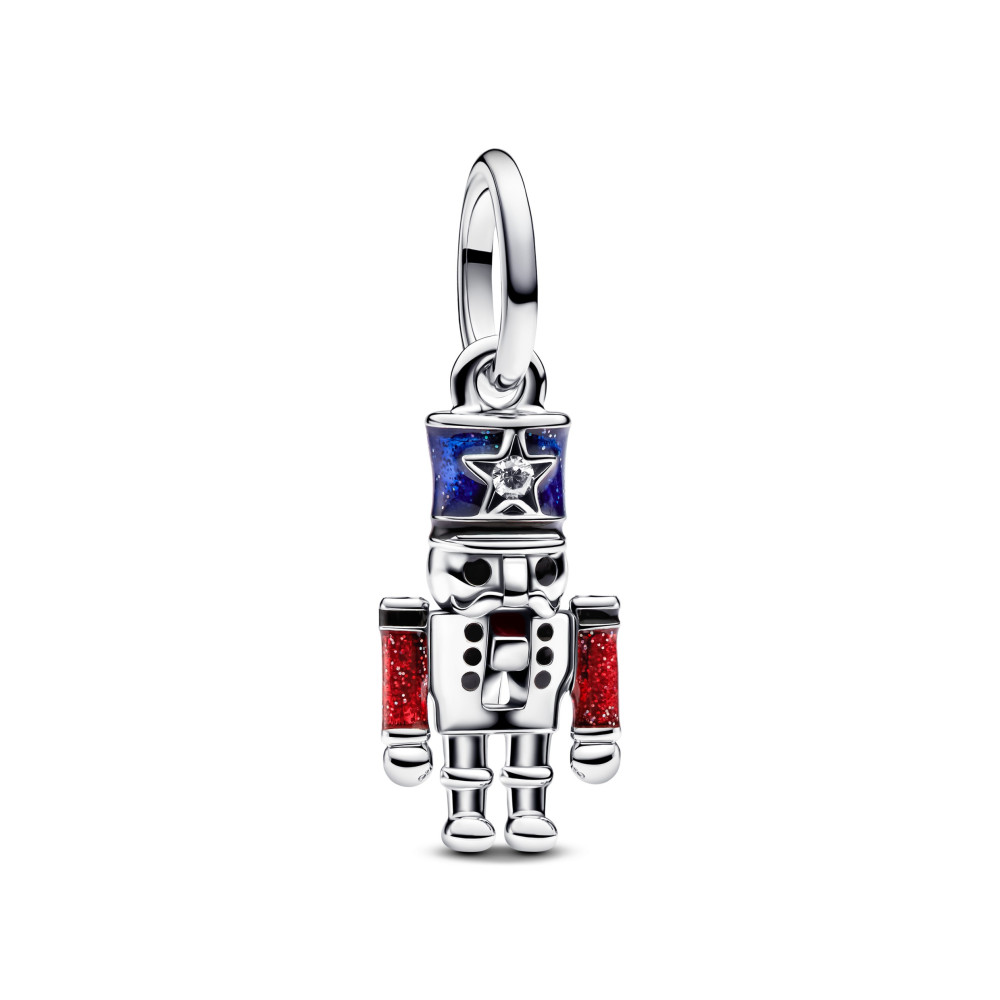 Charm pendentif Pandora Moments, casse noisette mobile, en argent 925/1000, 793583C01