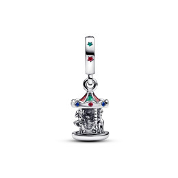 Le Charm pendentif Pandora Moments, carrousel rotatif, en argent 925/1000, 793586C01