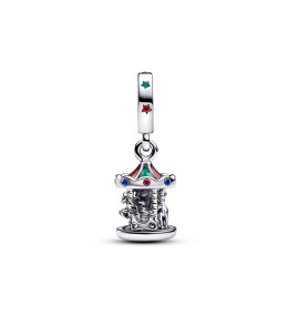 Le Charm pendentif Pandora Moments, carrousel rotatif, en argent 925/1000, 793586C01