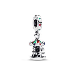 Charm pendentif Pandora Moments, carrousel rotatif, en argent 925/1000, 793586C01