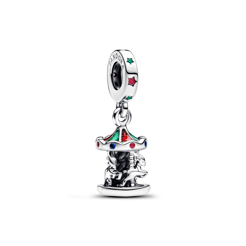 Charm pendentif Pandora Moments, carrousel rotatif, en argent 925/1000, 793586C01