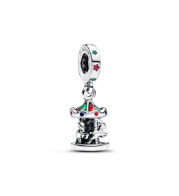 Charm pendentif Pandora Moments, carrousel rotatif, en argent 925/1000, 793586C01