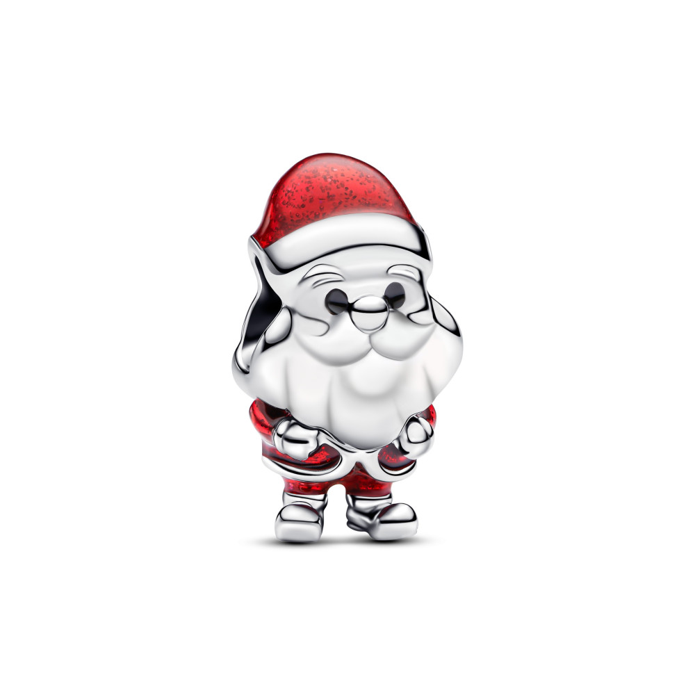 Charm Pandora Moments, père Noël facétieux, en argent 925/1000, 793593C01