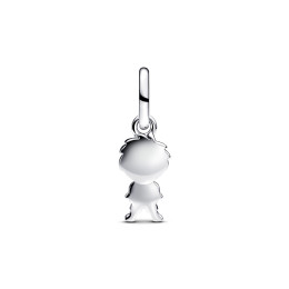 Le Charm pendentif Pandora Moments, petit garçon heureux en argent 925/1000 et métal doré or jaune 585/1000, 763602C00