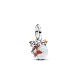Le Charm pendentif Pandora, Disney boule de Noël Tic & Tac, Argent 925/1000, 793532C01
