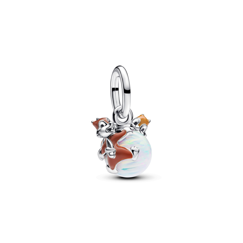 Charm pendentif Pandora, Disney boule de Noël Tic & Tac, Argent 925/1000, 793532C01