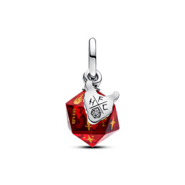 Le Charm pendentif Pandora, Stranger Things Dé Hellfire Club, Argent 925/1000, 793564C01
