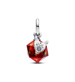 Le Charm pendentif Pandora, Stranger Things Dé Hellfire Club, Argent 925/1000, 793564C01