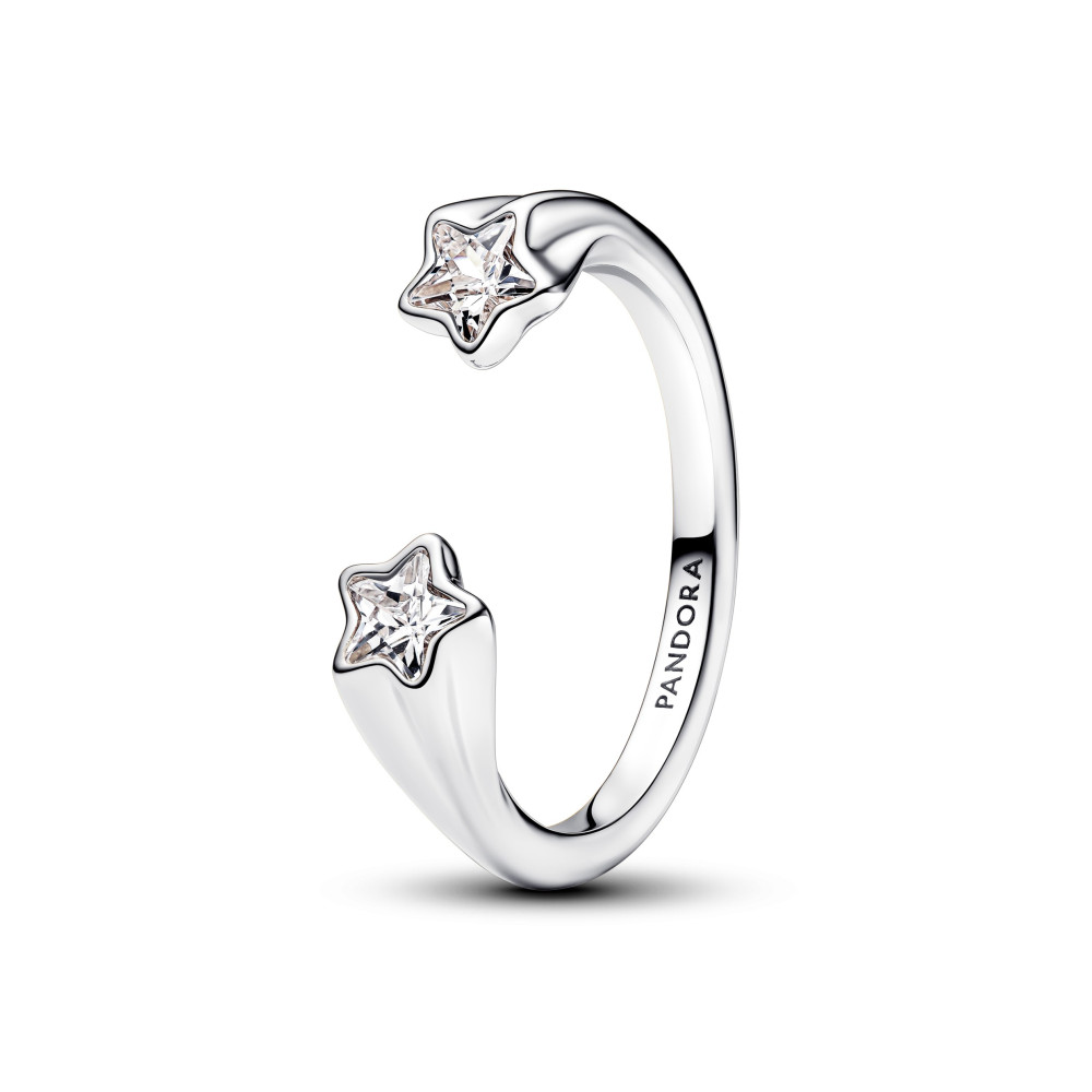 Bague Pandora, ouverte étoiles filantes en argent 925/1000, 193582C01
