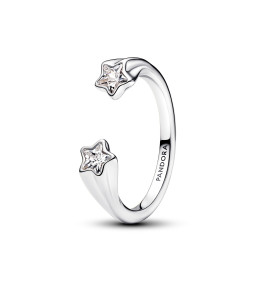 Bague Pandora, ouverte étoiles filantes en argent 925/1000, 193582C01