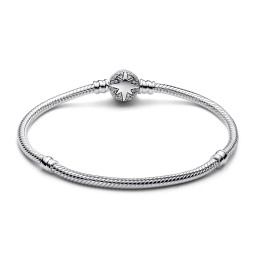 Le Bracelet Pandora Moments, mailles serpent,étoile polaire en argent 925/1000, 593584C01
