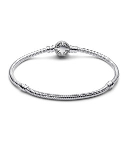 Le Bracelet Pandora Moments, mailles serpent,étoile polaire en argent 925/1000, 593584C01