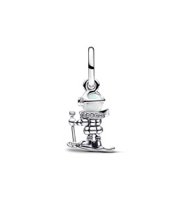 Le Charm pendentif Pandora, Skieur, Argent 925/1000, 793514C01