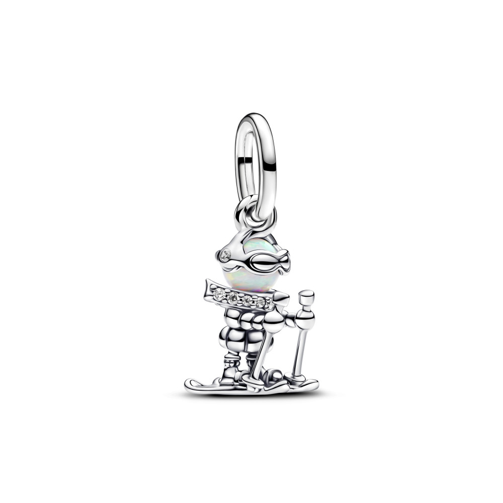 Charm pendentif Pandora, Skieur, Argent 925/1000, 793514C01